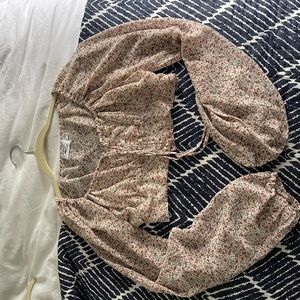 Princess Polly cropped cottage top